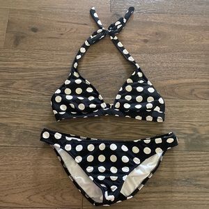 Black/White Polkadot Bikini